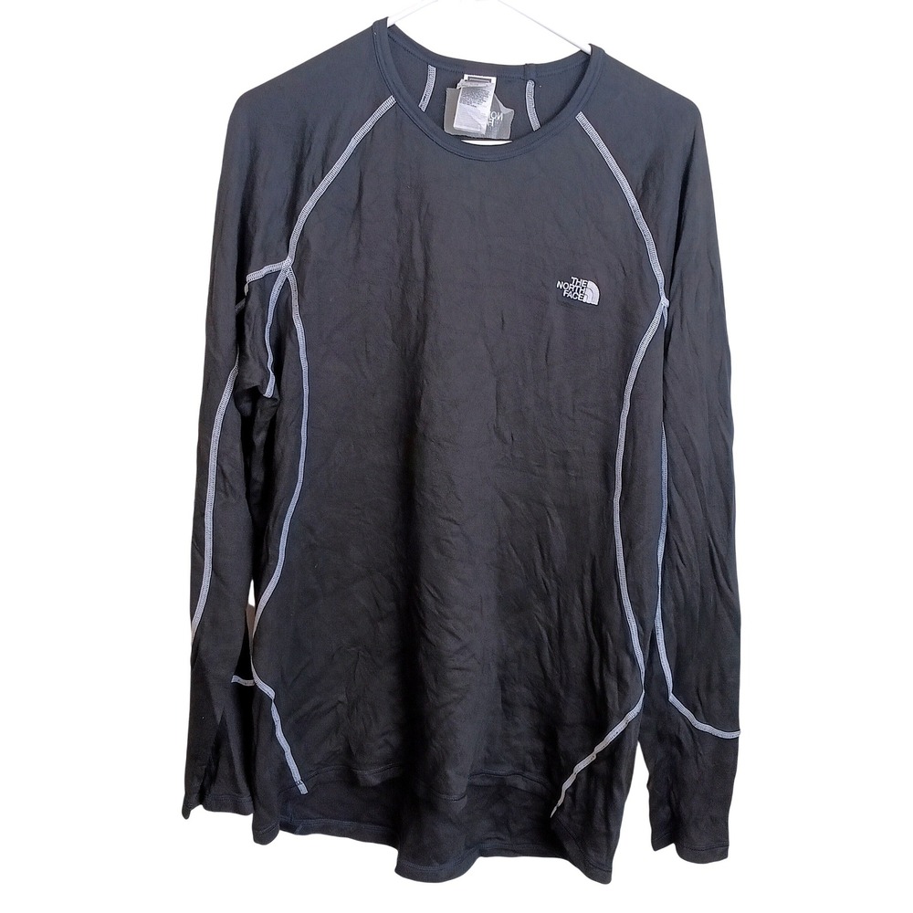 The North Face Base Layer Mens XL Grey Excellent Long Sleeve Athletic Top